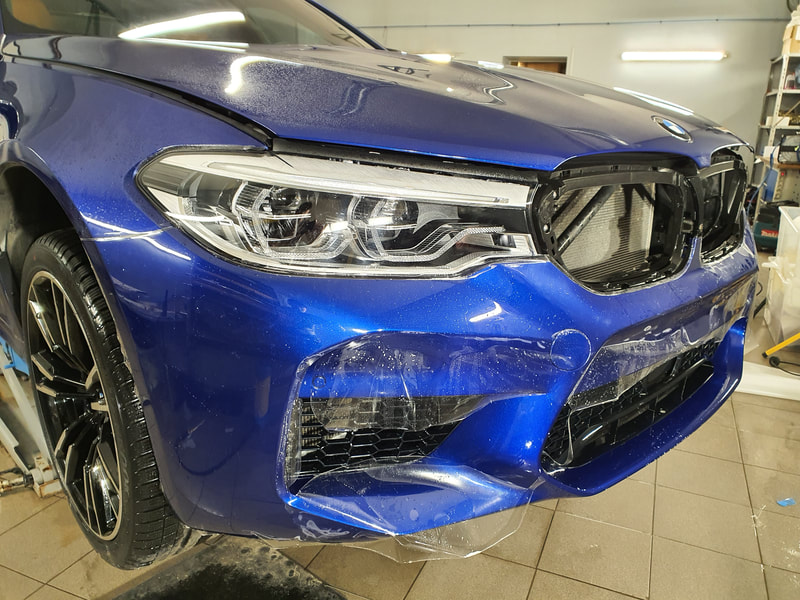 BMW M5 kebulo apsauga skaidri
